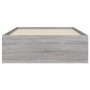 Cama con cajones madera ingeniería gris Sonoma 90x200 cm de , Camas y somieres - Ref: Foro24-3207299, Precio: 166,99 €, Descu...