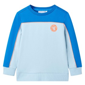 Sudadera infantil azul chillón y azul claro 104 de , Camisetas para niños - Ref: Foro24-11825, Precio: 10,99 €, Descuento: %