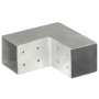 Conectores de postes en L 4 uds metal galvanizado 81x81 mm de vidaXL, Postes de cerca - Ref: Foro24-145462, Precio: 45,12 €, ...