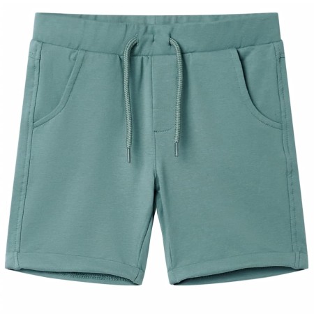 Kindershorts mit Kordelzug hellpetrol blau 128 von , Kinderhosen - Ref: Foro24-11632, Preis: 8,99 €, Rabatt: %