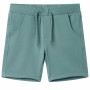 Kindershorts mit Kordelzug hellpetrol blau 128 von , Kinderhosen - Ref: Foro24-11632, Preis: 8,99 €, Rabatt: %