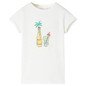 Camiseta infantil color crudo 104 de , Camisetas para niños - Ref: Foro24-11490, Precio: 8,99 €, Descuento: %