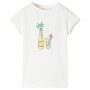 Camiseta infantil color crudo 104 de , Camisetas para niños - Ref: Foro24-11490, Precio: 8,99 €, Descuento: %