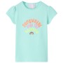 Camiseta infantil aguamarina claro 104 de , Camisetas para niños - Ref: Foro24-10765, Precio: 9,99 €, Descuento: %