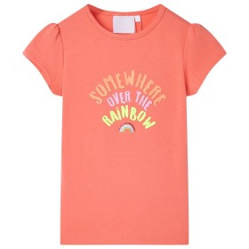 Camiseta infantil color coral 116 de , Camisetas para niños - Ref: Foro24-10771, Precio: 8,99 €, Descuento: %