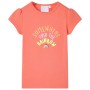 Children's coral-colored T-shirt size 140 by , Kids T-shirts - Ref: Foro24-10773, Price: 9,99 €, Discount: %