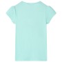 Camiseta infantil aguamarina claro 128 de , Camisetas para niños - Ref: Foro24-10767, Precio: 8,08 €, Descuento: %