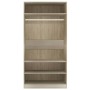 Sonoma Schrank aus Eichensperrholz 100x50x200 cm von vidaXL, Kleiderschränke - Ref: Foro24-800228, Preis: 127,88 €, Rabatt: %