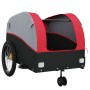 Bicycle trailer, black and red iron, 45 kg by , Bicycle trailers - Ref: Foro24-94146, Price: 81,99 €, Discount: %