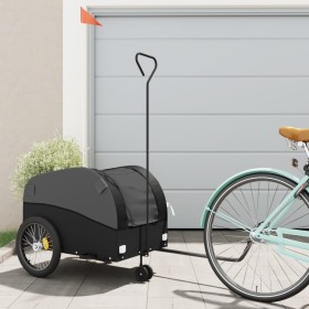 Bicycle trailer, black iron, 45 kg by , Bicycle trailers - Ref: Foro24-94150, Price: 85,99 €, Discount: %