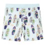 Pantalones cortos infantiles con cordón azul suave mélange 140 de , Pantalones de niños - Ref: Foro24-11833, Precio: 12,52 €,...