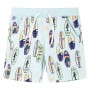 Children's shorts with soft blue mélange drawstring 116 by , kids pants - Ref: Foro24-11831, Price: 10,64 €, Discount: %