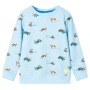 Light blue mélange children's sweatshirt 116 by , Kids T-shirts - Ref: Foro24-11901, Price: 14,80 €, Discount: %