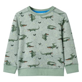 Light khaki melange children's sweatshirt size 140 by , Kids T-shirts - Ref: Foro24-12098, Price: 14,99 €, Discount: %