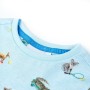 Light blue melange children's t-shirt size 92 by , Kids T-shirts - Ref: Foro24-11884, Price: 9,99 €, Discount: %