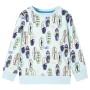 Children's sweatshirt soft blue mélange 92 by , Kids T-shirts - Ref: Foro24-11819, Price: 14,69 €, Discount: %