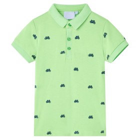 Polo infantil verde neón 92 de , Camisetas para niños - Ref: Foro24-12154, Precio: 12,99 €, Descuento: %