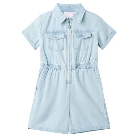 Soft blue children's short-sleeved jumpsuit 116 by , Children's clothes - Ref: Foro24-10911, Price: 15,61 €, Discount: %