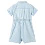 Soft blue children's short-sleeved jumpsuit 116 by , Children's clothes - Ref: Foro24-10911, Price: 15,61 €, Discount: %