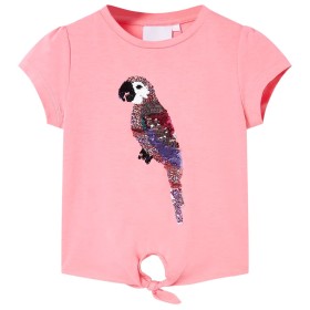 Camiseta infantil rosa fluorescente 128 de , Camisetas para niños - Ref: Foro24-10547, Precio: 8,99 €, Descuento: %