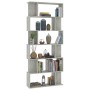 Betongraues Sperrholzregal 80x24x192cm von vidaXL, Bücherregale und Regale - Ref: Foro24-800094, Preis: 70,47 €, Rabatt: %