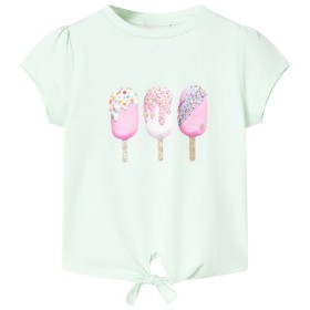 Camiseta infantil verde menta claro 116 de , Camisetas para niños - Ref: Foro24-10706, Precio: 8,99 €, Descuento: %