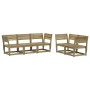 5-piece garden sofa set made of impregnated pine wood by , Garden sets - Ref: Foro24-3216999, Price: 440,25 €, Discount: %