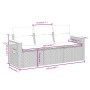 Set Gartensofas mit beigen Kissen 3 Stück PE Rattan von , Gartensets - Ref: Foro24-3259000, Preis: 237,99 €, Rabatt: %