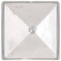 Caps for fence posts 6 pcs galvanized metal 81x81mm by vidaXL, Accessories for gates and fences - Ref: Foro24-145490, Price: ...