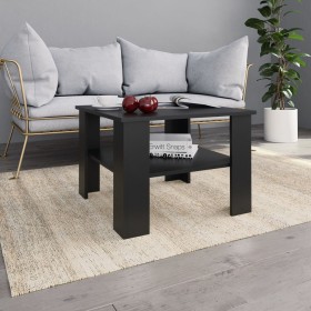 Black plywood coffee table 60x60x42 cm by vidaXL, Coffee table - Ref: Foro24-800208, Price: 46,99 €, Discount: %