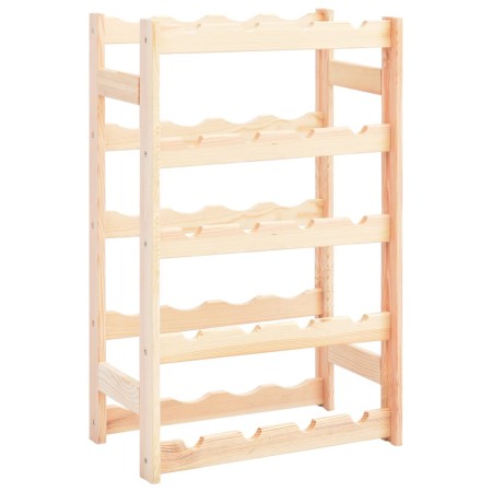 Pine wood wine rack for 20 bottles by vidaXL, Wine racks - Ref: Foro24-286193, Price: 26,16 €, Discount: %