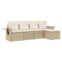 Set Gartensofas mit Kissen 5 Stück synthetisches Rattan beige von , Gartensets - Ref: Foro24-3252425, Preis: 391,53 €, Rabatt: %