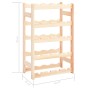 Pine wood wine rack for 20 bottles by vidaXL, Wine racks - Ref: Foro24-286193, Price: 26,16 €, Discount: %