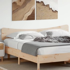 Solid pine wood headboard 200 cm by , Headboards and footboards - Ref: Foro24-844761, Price: 52,99 €, Discount: %