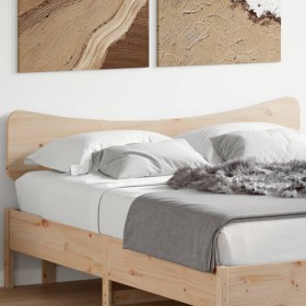 Solid pine wood headboard 140 cm by , Headboards and footboards - Ref: Foro24-844777, Price: 40,60 €, Discount: %