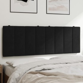 Cabecero de cama acolchado terciopelo negro 120 cm de , Cabeceros y pies de cama - Ref: Foro24-374663, Precio: 52,99 €, Descu...