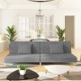 Two-seater sofa bed with two light gray fabric pillows. by , Sofas - Ref: Foro24-375887, Price: 229,78 €, Discount: %