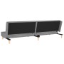 Two-seater sofa bed with two light gray fabric pillows. by , Sofas - Ref: Foro24-375887, Price: 229,78 €, Discount: %