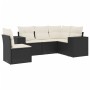 Set de muebles de jardín 5 pzas y cojines ratán sintético negro de , Conjuntos de jardín - Ref: Foro24-3254903, Precio: 349,9...