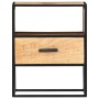 Mesita de noche de madera maciza de mango 40x30x50 cm de vidaXL, Mesitas de noche - Ref: Foro24-247740, Precio: 107,16 €, Des...