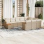 Garden sofa set 11 pieces with beige synthetic rattan cushions by , Garden sets - Ref: Foro24-3258768, Price: 775,40 €, Disco...