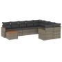 Set mit 10 Gartensofas mit Kissen synthetisches Rattangrau von , Gartensets - Ref: Foro24-3258721, Preis: 602,85 €, Rabatt: %