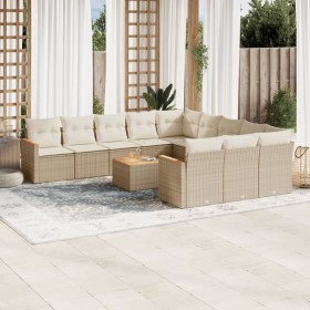 Set mit 12 Gartensofas und Kissen Kunstrattanbraun von , Gartensets - Ref: Foro24-3258838, Preis: 1,00 €, Rabatt: %