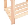 3-tier solid pine wood storage shelf 150 kg by vidaXL, Industrial shelving - Ref: Foro24-286200, Price: 49,50 €, Discount: %