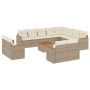 Set sofás de jardín con cojines 13 pzas ratán sintético beige de , Conjuntos de jardín - Ref: Foro24-3258922, Precio: 1,00 €,...