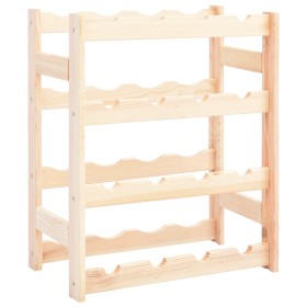 Pine wood wine rack for 16 bottles by vidaXL, Wine racks - Ref: Foro24-286192, Price: 24,10 €, Discount: %