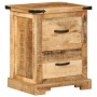 Mesita de noche madera maciza de mango 40x35x50 cm de , Mesitas de noche - Ref: Foro24-372718, Precio: 102,64 €, Descuento: %