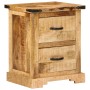 Nachttisch aus massivem Mangoholz 40x35x50 cm von , Nachttische - Ref: Foro24-372718, Preis: 102,64 €, Rabatt: %