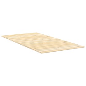 Solid pine wood bed base slats 100x200 cm by , Beds and slatted bases - Ref: Foro24-377310, Price: 53,82 €, Discount: %