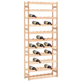 Pine wood wine rack for 77 bottles by vidaXL, Wine racks - Ref: Foro24-286197, Price: 58,46 €, Discount: %